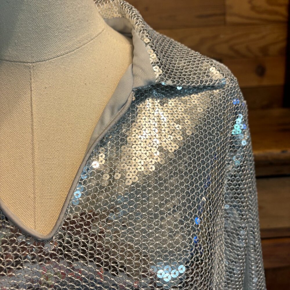 Silver Sequence Dress - image 4